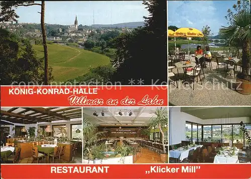 Villmar Koenig Konrad Halle Restaurant Klicker Mill  Kat. Villmar