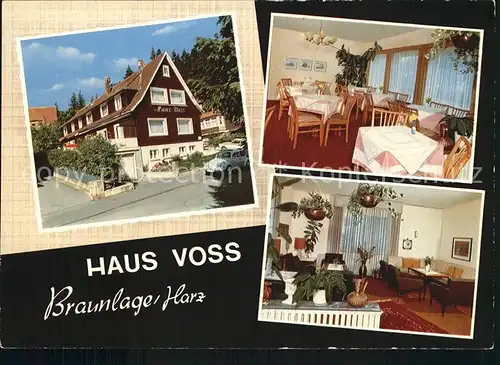 Braunlage Haus Voss  Kat. Braunlage Harz
