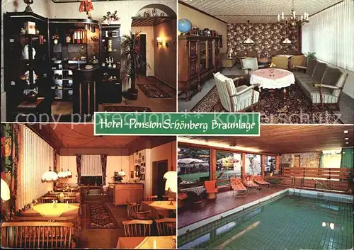 Braunlage Hotel Pension Schoenberg  Kat. Braunlage Harz