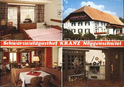 Noeggenschwiel Schwarzwaldgasthof Kranz  Kat. Weilheim