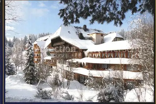 Niederwasser Hotel Schoene Aussicht  Kat. Hornberg