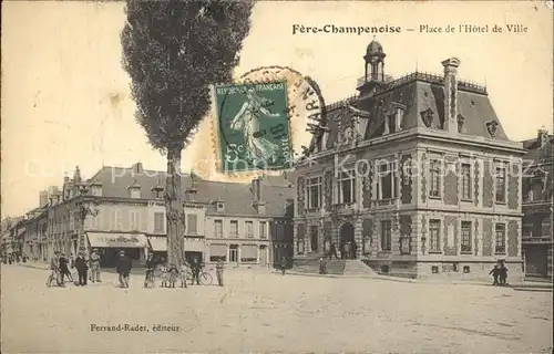 Fere Champenoise Place de l Hotel de Ville Kat. Fere Champenoise