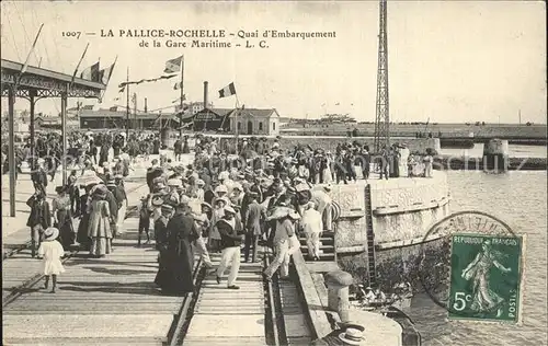 La Pallice Rochelle Quai d Embarquement de la Gare Maritime Kat. La Rochelle