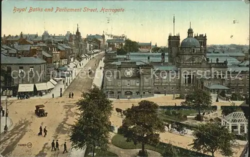 Harrogate UK Royal Baths and Parliament Street