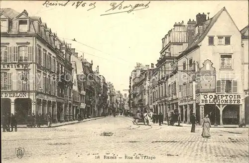 Reims Champagne Ardenne Rue de l Etape Kat. Reims