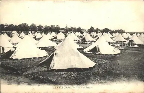 La Valbonne Vue des Tentes Camp Kat. Beligneux