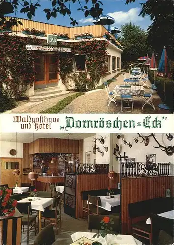 Friedrichswald Waldgasthaus Dornroeschen Eck Kat. Rinteln