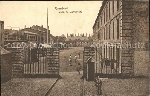 Cambrai Caserne Cantimpre Kriegs Erinnerungs Karte Kat. Cambrai