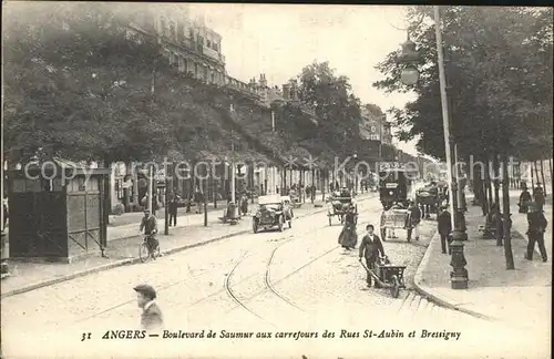 Angers Boulevard de Saumur Carrefours Rues Saint Aubin et Bressigny Kat. Angers