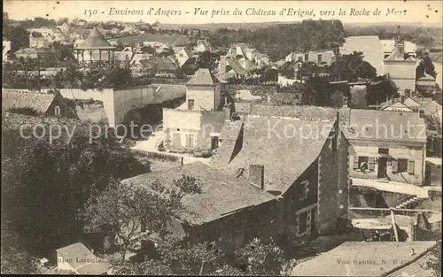 Angers Vue prise du Chateau d Erigne vers la Roche de Murs Kat. Angers