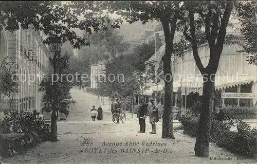 Royat les Bains Avenue Abbe Vedrines