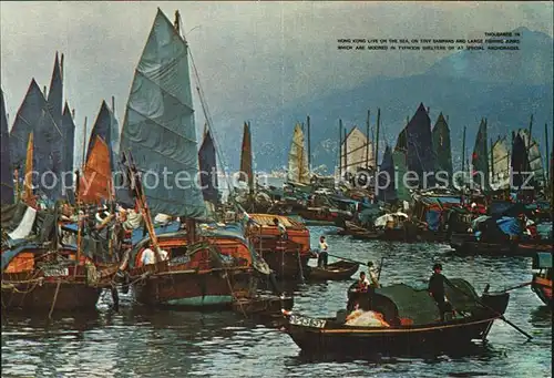 dp85647 Hongkong Floating People in Castle Peak Bay Kat. China