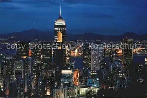 Hongkong Wanchai at night Kat. China