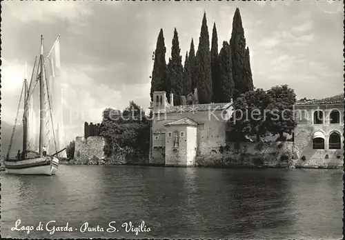 Lago di Garda Punta San Vigilio Kat. Italien