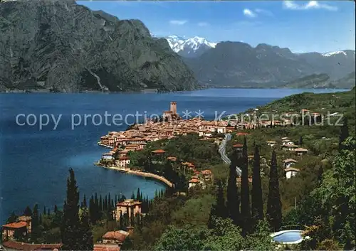 Malcesine Lago di Garda Panorama Kat. Malcesine