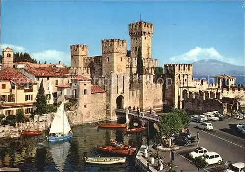 Sirmione Lago di Garda Castello Scaligero Kat. Italien