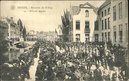 Bruegge West Vlaanderen Procession du Saint Sang Kat. Bruges