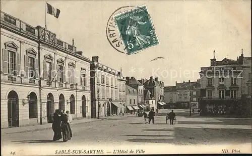 Sable sur Sarthe L Hotel de Ville Kat. Sable sur Sarthe