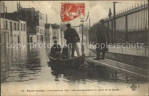 Paris ueberschwemmung  Kat. Paris