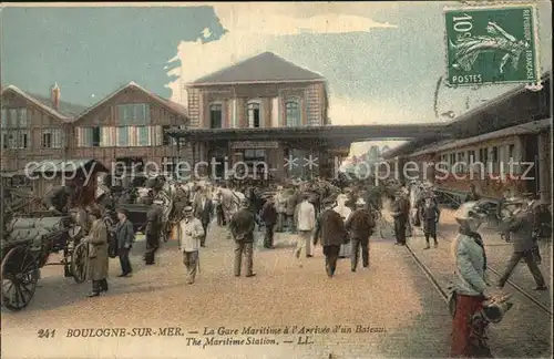 Boulogne sur Mer Bahnhof Kat. Boulogne sur Mer