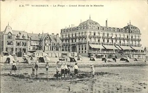 Wimereux La Plage Grand Hotel de la Manche Kat. Wimereux