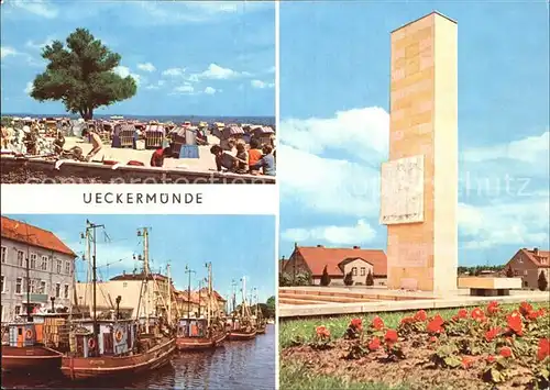 Ueckermuende Mecklenburg Vorpommern Haffbad Hafen Kat. Ueckermuende