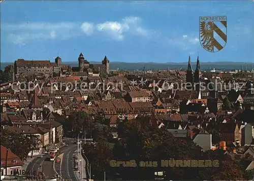 Nuernberg Altstadt Burg Sankt Sebalduskirche  Kat. Nuernberg