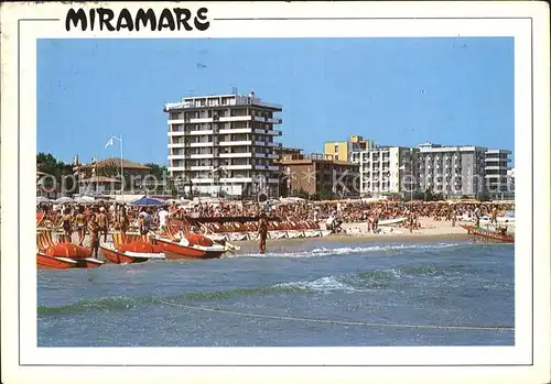 Miramare di Rimini  Strand und Hotels Kat. Rimini