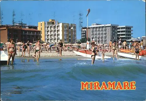 Miramare di Rimini  Strand und Hotels Kat. Rimini