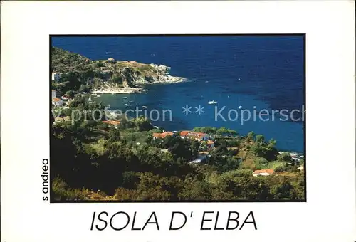 Isola d Elba Panorama San Andrea Kat. Italien