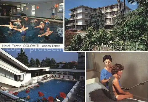 Abano Terme Hotel Terme Dolomiti Pool Hallenbad Moorbad Kat. Abano Terme