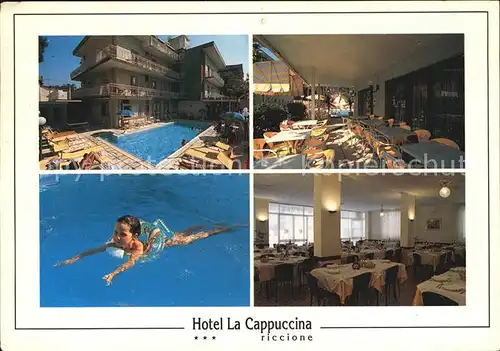 Riccione Hotel La Cappuccina Pool Terrasse Speiseraum 