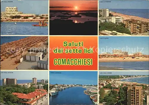 Comacchio Lido Della Nazone Porto Garibaldi  Kat. Ferrara