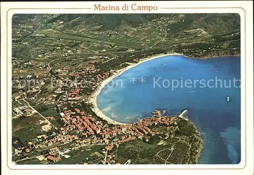 Marina di Campo Fliegeraufnahme Kat. Italien