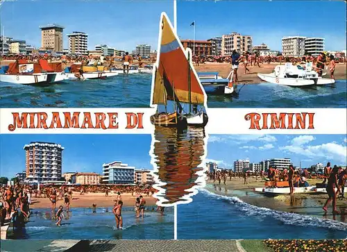 Miramare di Rimini  Dem see entlang Kat. Rimini