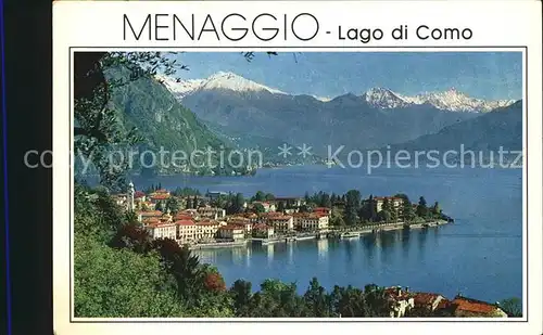 Menaggio Lago di Como Gesamtansicht  Kat. 