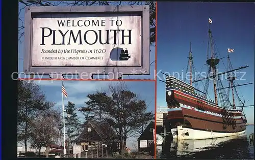 Plymouth Massachusetts Mayflower II Kat. Plymouth