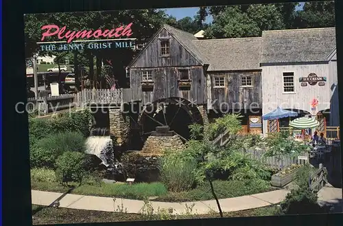 Plymouth Massachusetts The Jenny Grist Mill Kat. Plymouth
