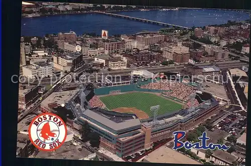 Boston Massachusetts Fliegeraufnahme Fenway Park Kat. Boston