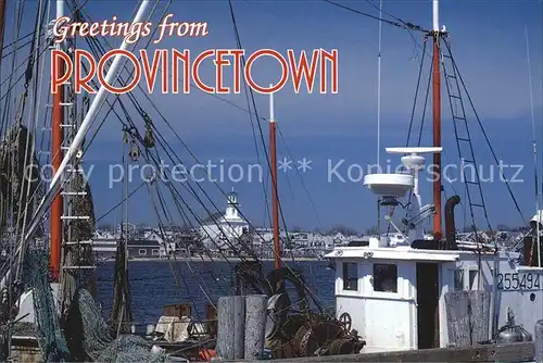 Provincetown Hafenansicht Kat. Provincetown