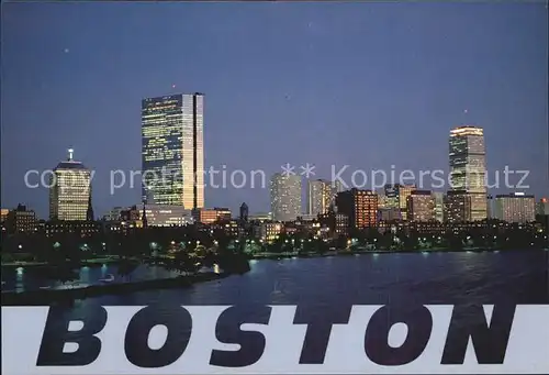 Boston Massachusetts Skyline Kat. Boston