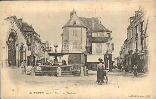Auxerre Place des Fontaines Kat. Auxerre
