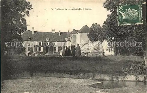 Bleneau Chateau Schloss Kat. Bleneau