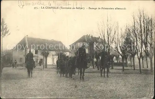 La Chapelle sous Chaux Passage de Prisonniers allemands