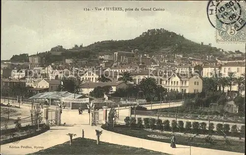 Hyeres Vue prise du Grand Casino Kat. Hyeres