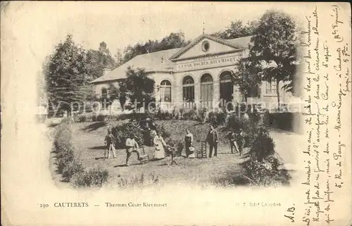 Cauterets Thermes Cesar Rieumiset Kat. Cauterets