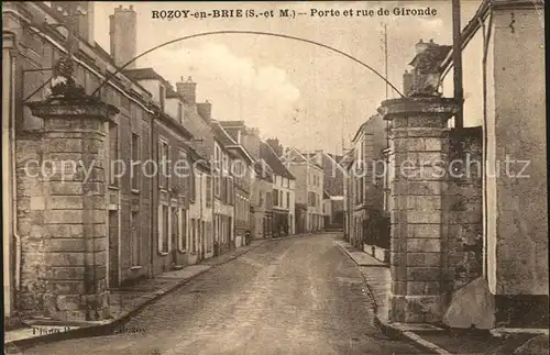 Rozoy le Vieil Porte et rue de Gironde
