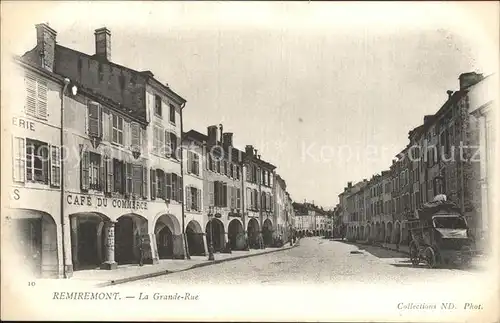 Remiremont Vosges La Grande Rue Kat. Remiremont