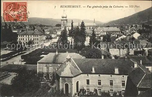 Remiremont Vosges Panorama Kat. Remiremont