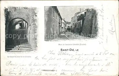Saint Die des Vosges Citadelle  Kat. Saint Die des Vosges